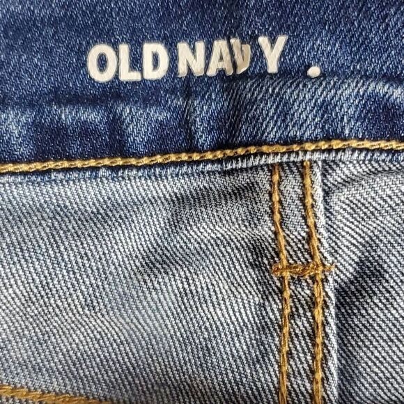 Old Navy Women’s Cuffed Denim Shorts Size 2 Regular Medium Wash Stretch Jean Cas - Picture 4 of 7